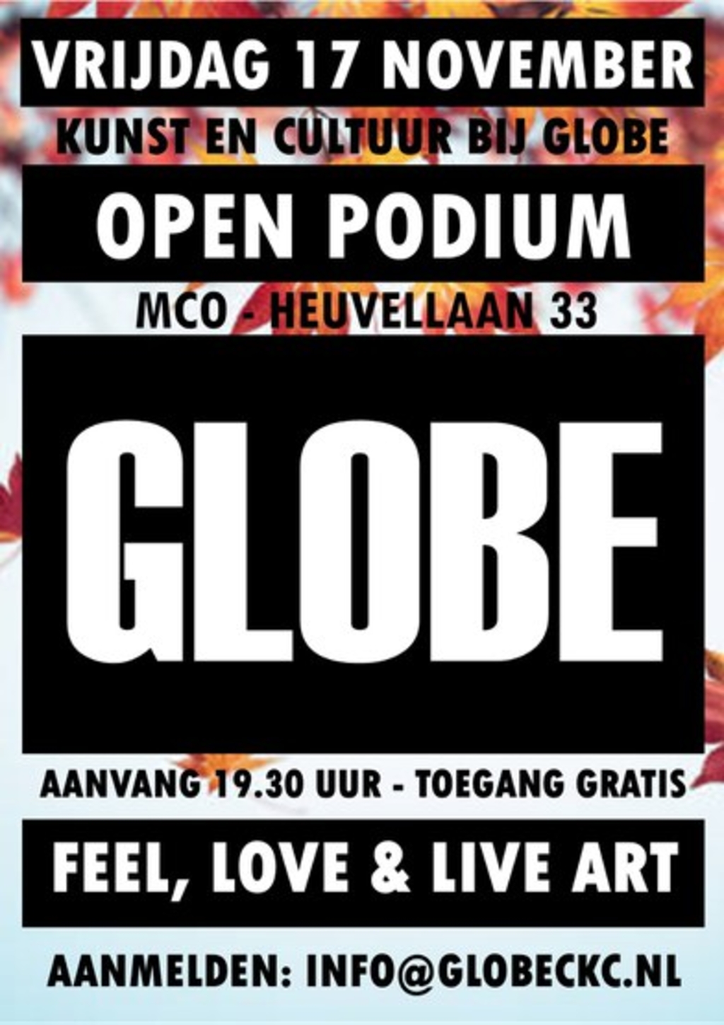 Open Podium Globe