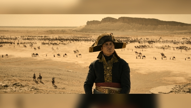 Joaquin Phoenix stars as Napoleon Bonaparte in Apple Original Films and Columbia Pictures theatrical release of NAPOLEON.  Photo Courtesy of Sony Pictures/Apple Original Films