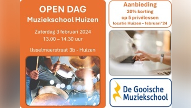 Open dag Muziekschool Huizen