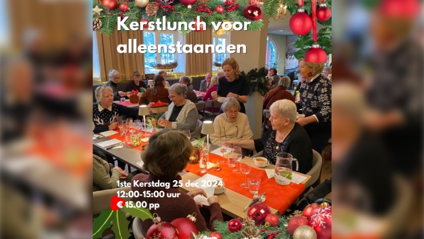 Kerstlunch voor alleenstaanden 1ste Kerstdag