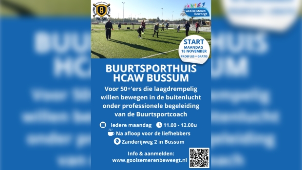 Flyer Buurtsporthuis HCAW