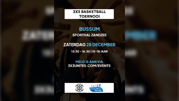 Flyer 3x3 Basketball Toernooi