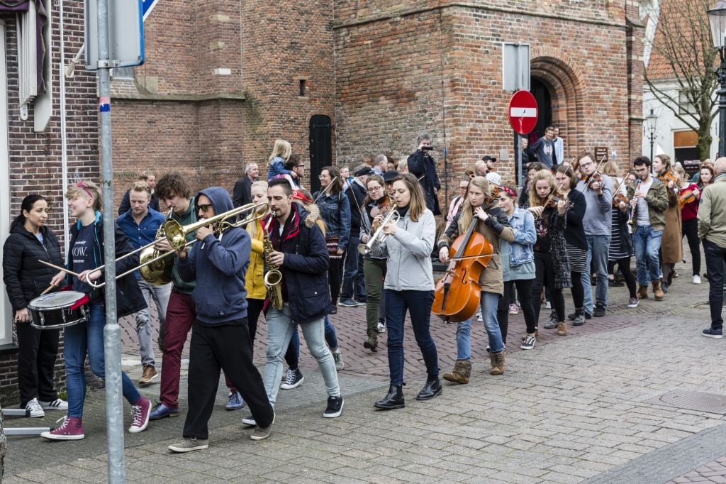 Ricciotti Ensemble bij de Grote Kerk in Weesp