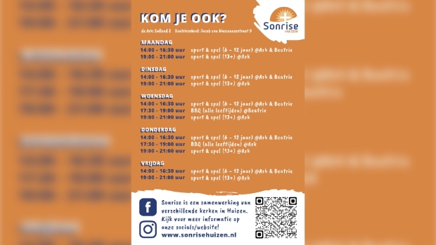 Sonrise 2024: Programma