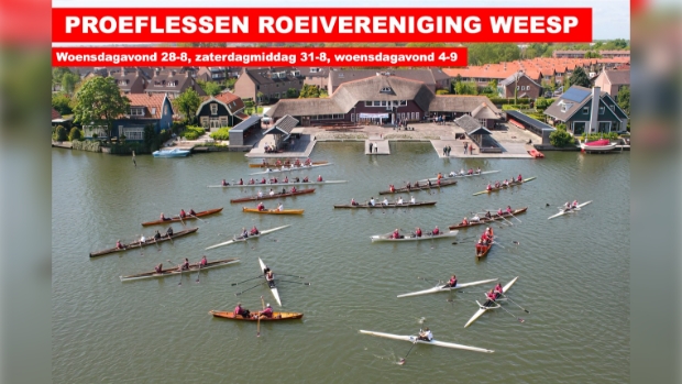 Kom ook eens roeien bij Roeivereniging Weesp!