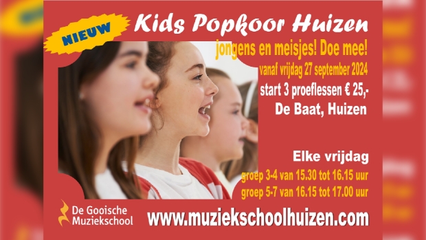 kids popkoor Huizen