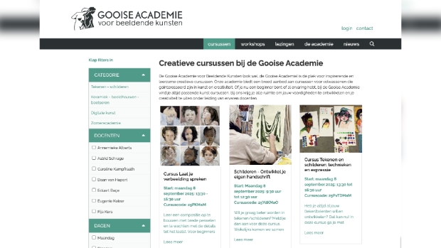 Kunst cursussen Gooise Academie Laren