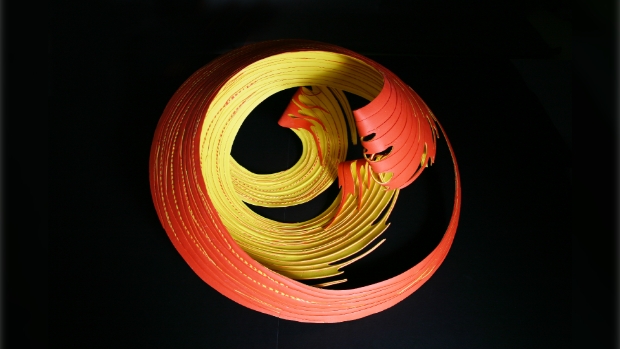 Balance in Movement in Red and Yellow, 2025