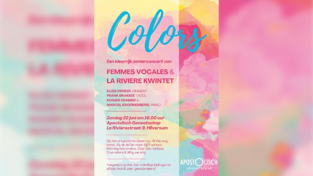Poster met aankondiging