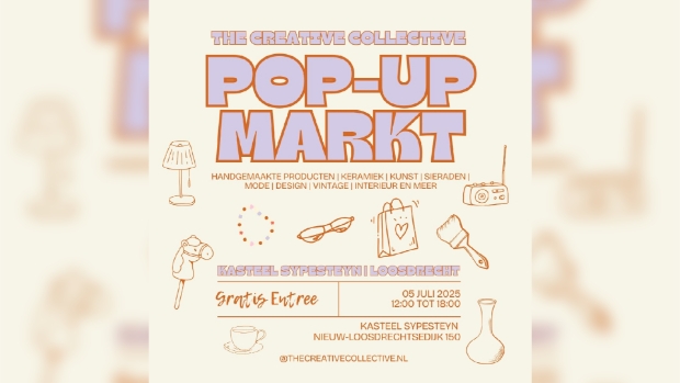 Flyer pop-up markt