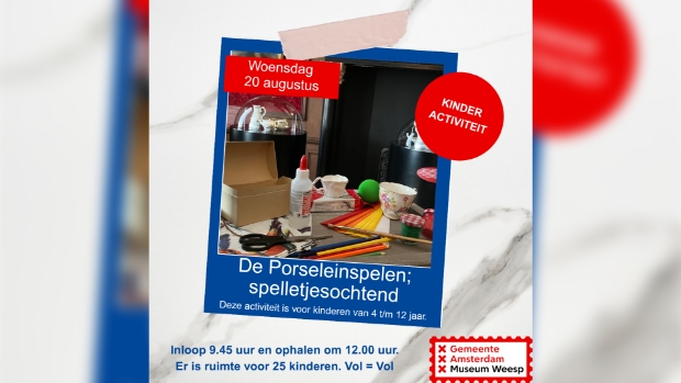 Kinderworkshop 20 augustus 