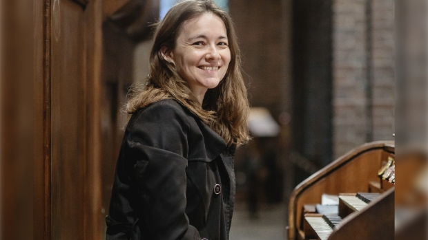 Lidia Ksiazkiewicz, titulaire organist kathedrale Notre Dame Laon (F)