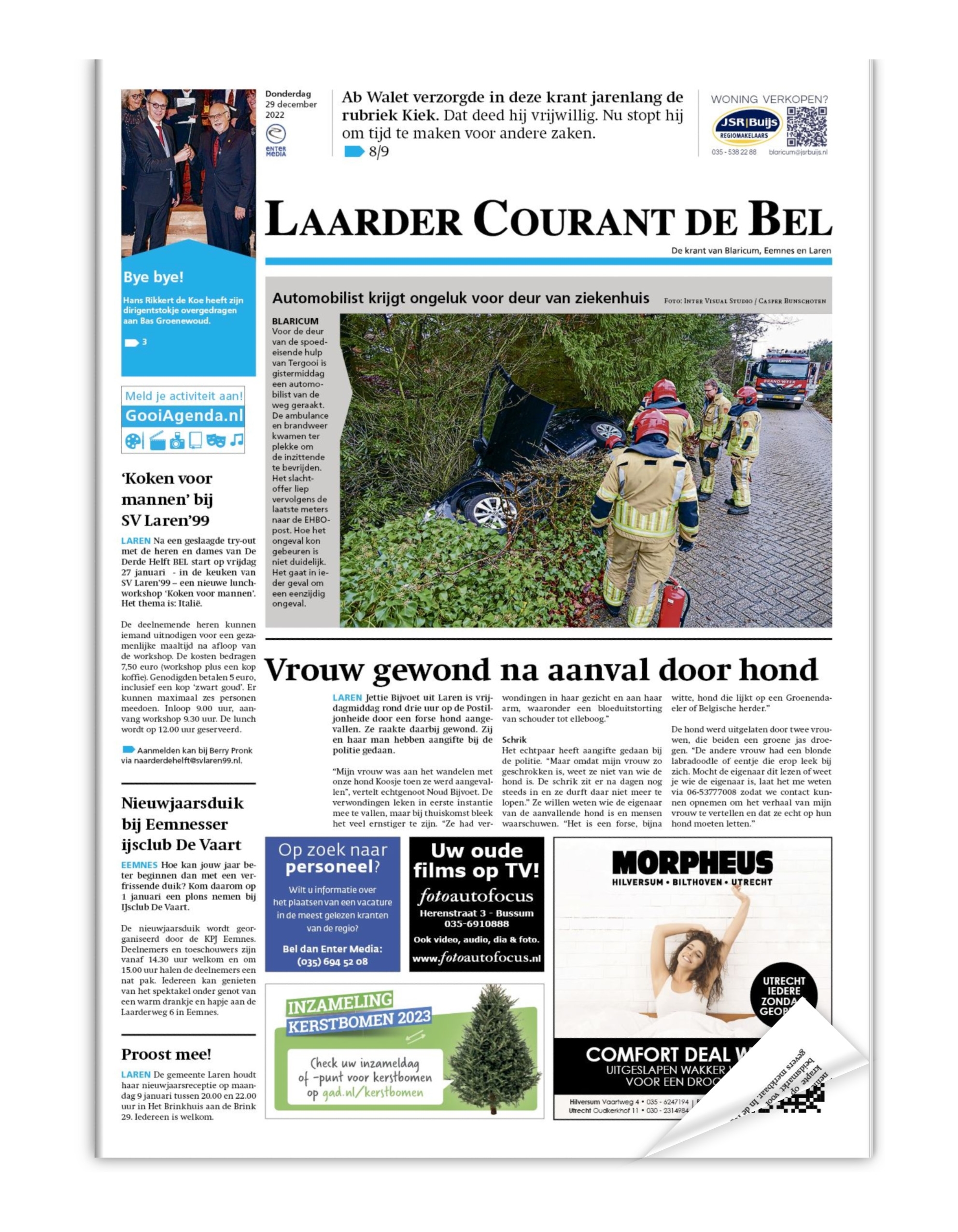 Twee wekelijks digitale krant Laarder Courant de Bel