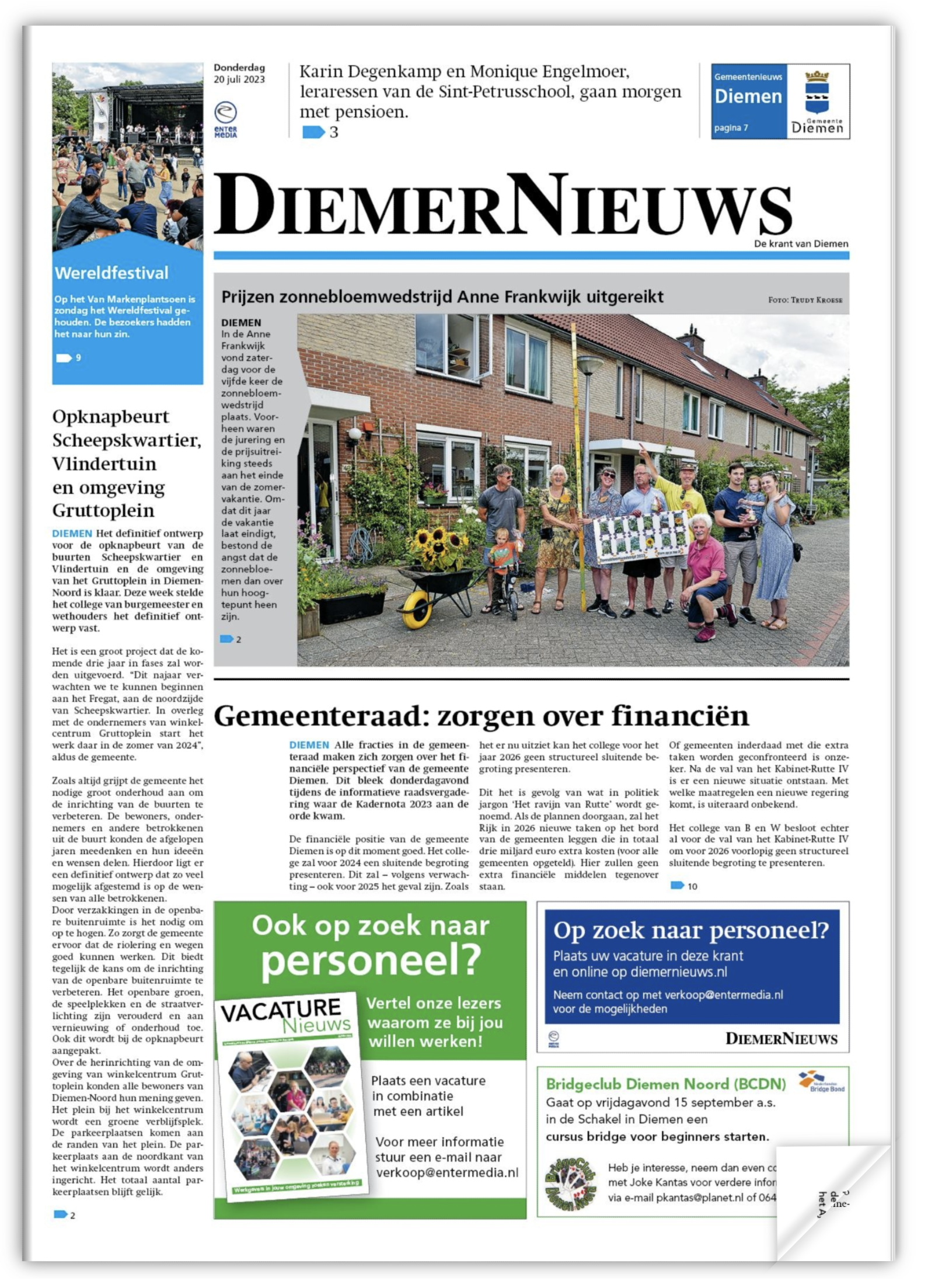 DiemerNieuws digitaal wekelijks
