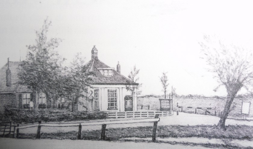 Het tolhuis omstreeks 1835