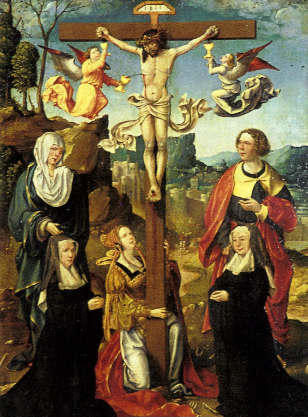 We beschikken over schilderijen van nonnen van het klooster in de zestiende eeuw: hier de nonnen Hadewijch van Hardenbroek en Agnes van Ghent op een anoniem schilderij uit 1543 (Museum Catharijneconvent).