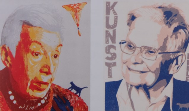 Het echtpaar Van Schaik van de hand van Henk van der Vorst.
