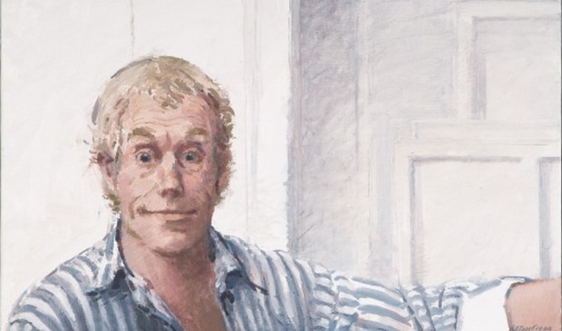 Een zelfportret van Dick Stapel.