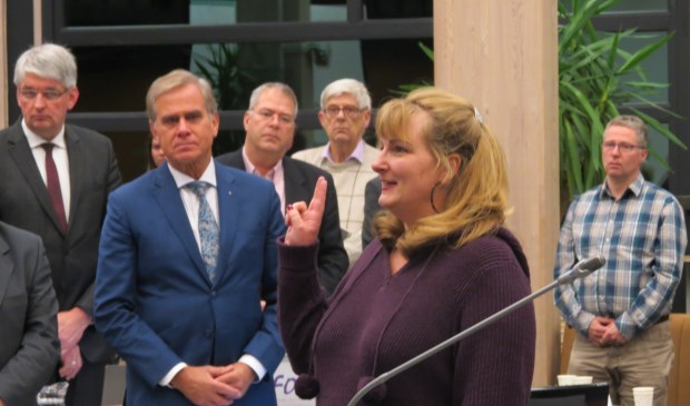 De beëdiging van Michelle Schuurman als commissielid voor de ChristenUnie.