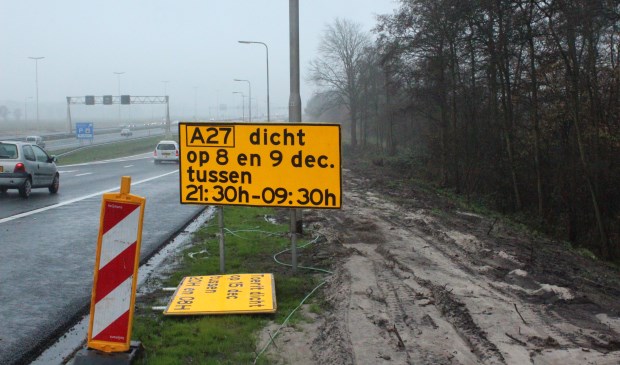De oprit bij Utrecht.