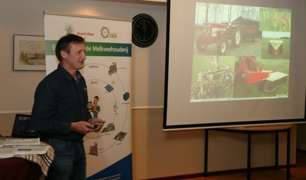 Teus Verhoeff aan het woord in Boerderij Fortzicht.