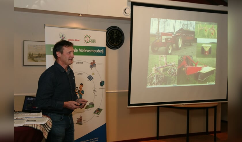 Teus Verhoeff aan het woord in Boerderij Fortzicht.