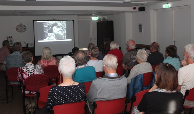 Er was ruime belangstelling voor de filmvoorstelling op 15 oktober.
