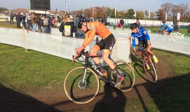 Kyle in actie op het EK in Rosmalen.