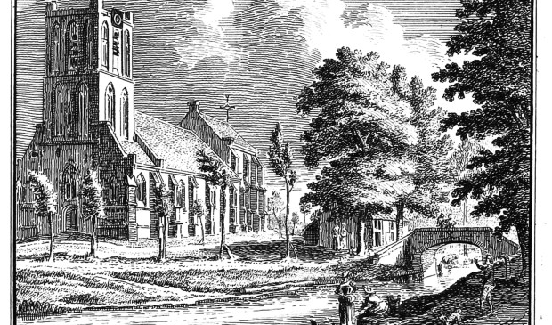 Deze gravure geeft een 18e eeuwse impressie van Westbroek.