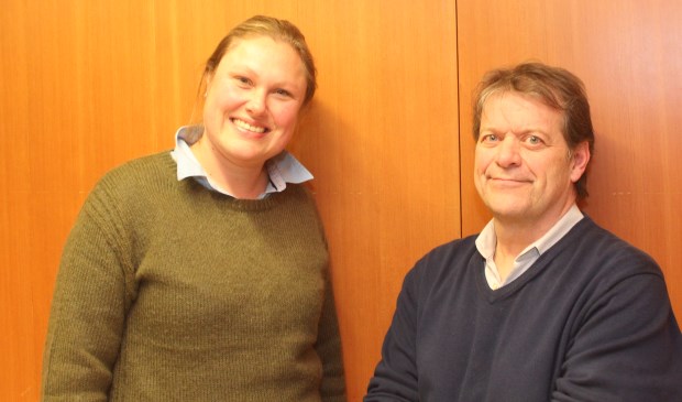Het lijsttrekkers-duo Jette Muijsson en Pim van de Veerdonk.