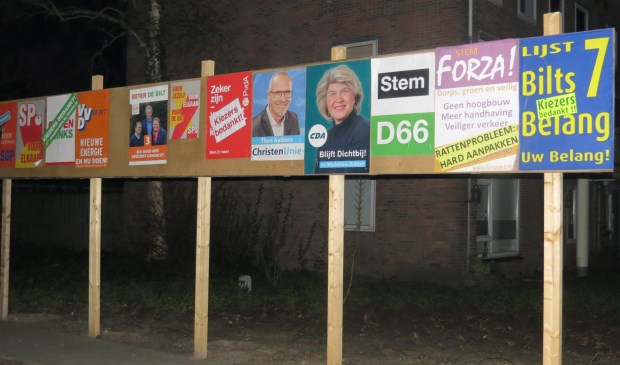 Na een intensieve campagne werden de kiezers bedankt.