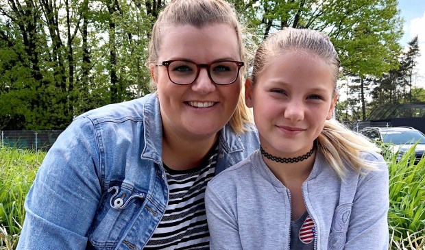 Ervaringsmaatje Kirsten met jonge mantelzorger Laura.