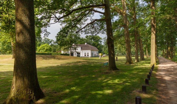 Landgoed Beerschoten met het paviljoen.