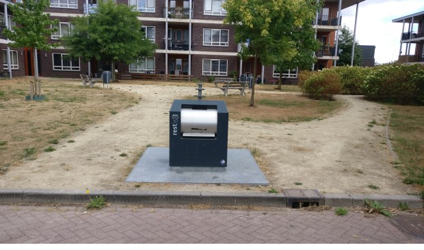 Locatie 163 bij Tolakkerweg 209 (ombouw bestaande ondergrondse container naar PMD) is nog niet gerealiseerd.