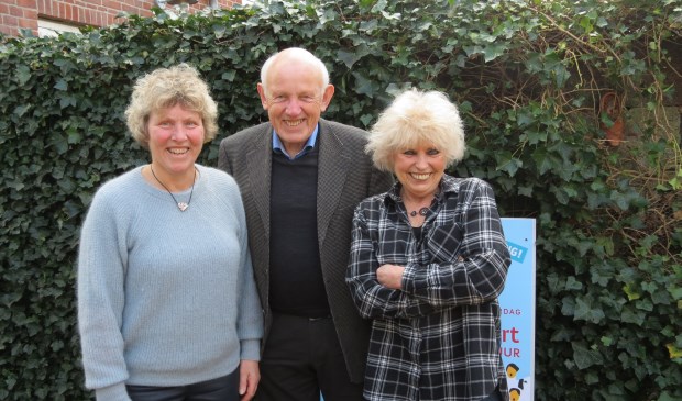 V.l.n.r. Ankie de Niet, Jan Sondervan en Anneke Iseger.