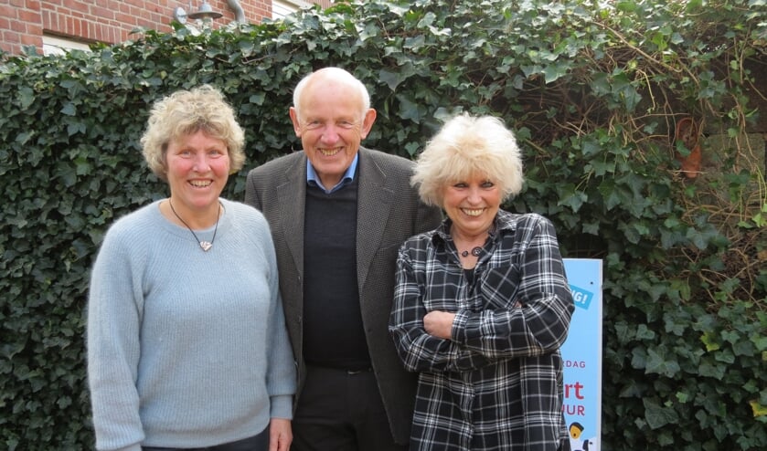 V.l.n.r. Ankie de Niet, Jan Sondervan en Anneke Iseger.