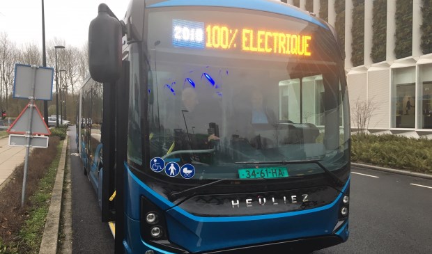 Vanaf 2020 rijdt De Heuliez elektrische bus ook in De Bilt. (foto Rick Huisinga)