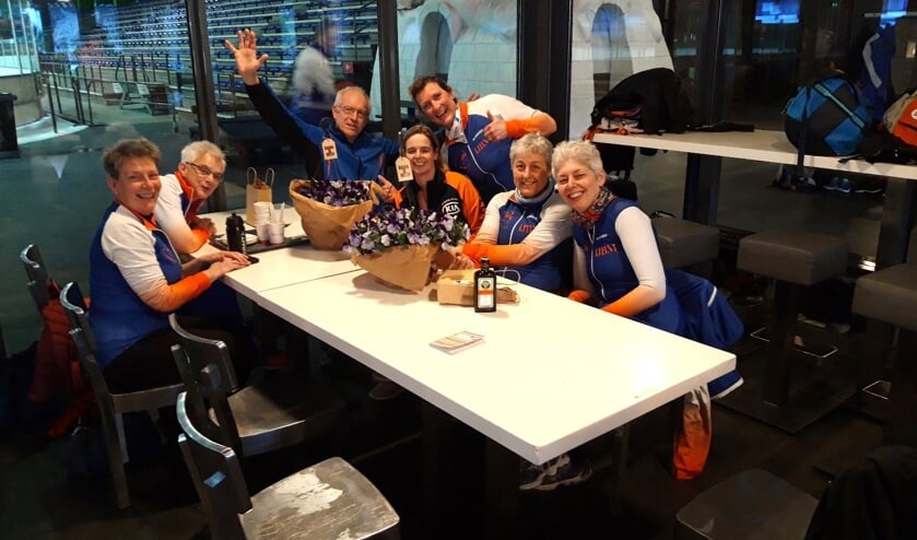 Vrolijke afsluiting van het schaatsseizoen.