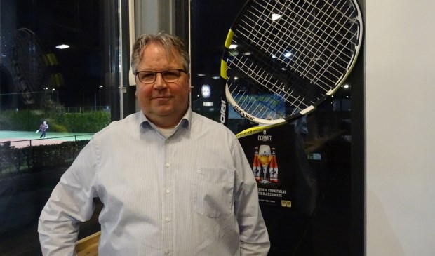 Voorzitter Sander Maatman is heel blij met alle vrijwilligers.