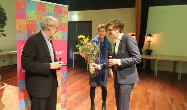 Bloemen voor Pieter Kramers.