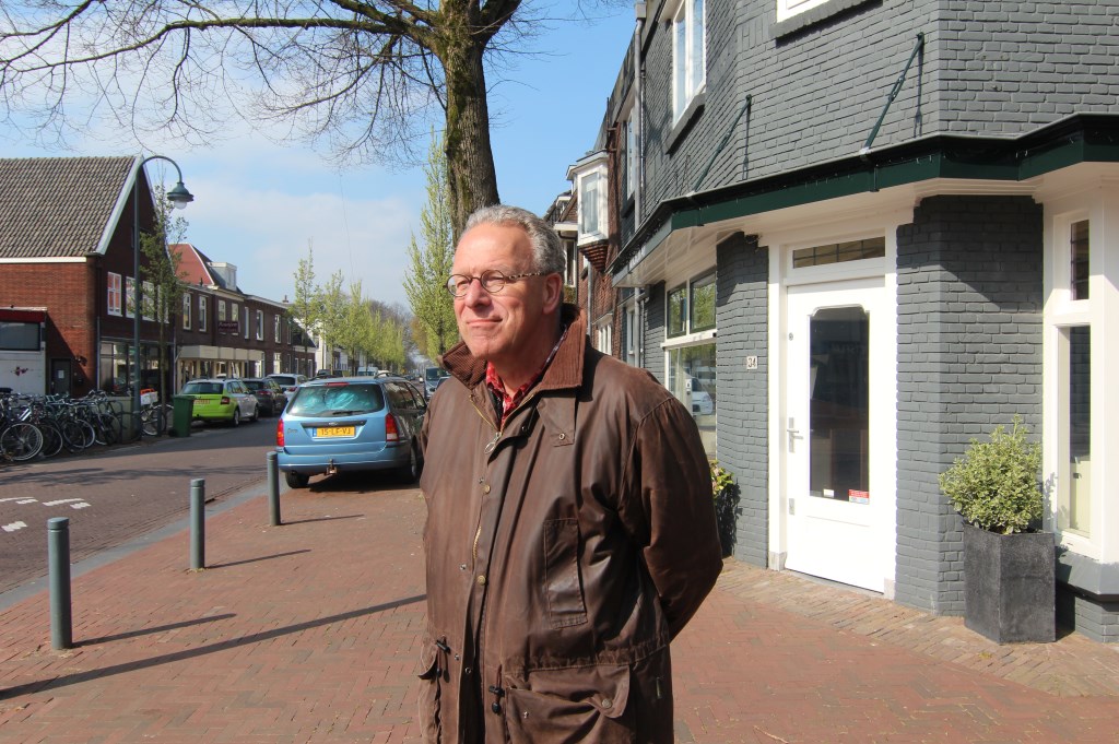 Leo Schrauwen op de voormalige plek van de kapel.