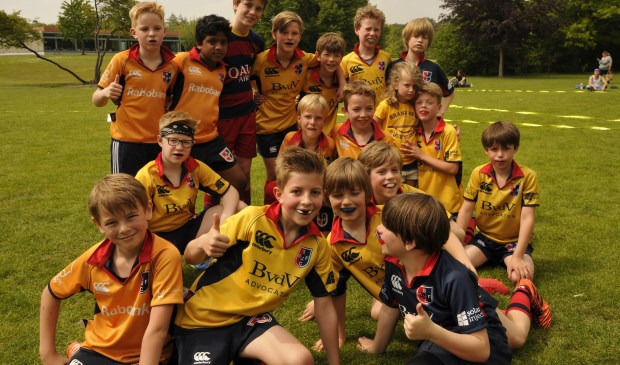 SRFC U10 teams trots op tweede en derde plek op eigen rugbytoernooi.