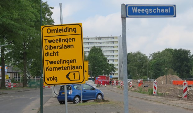 Bouwwerkzaamheden zorgen voor ongemak.