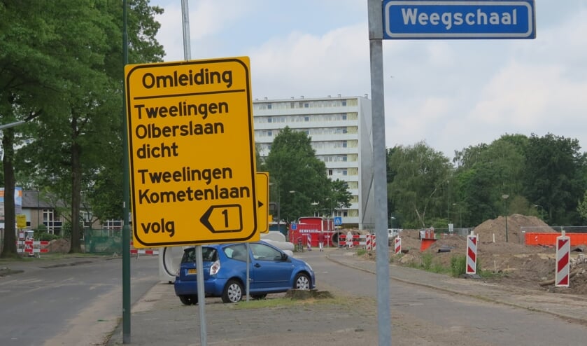 Bouwwerkzaamheden zorgen voor ongemak.