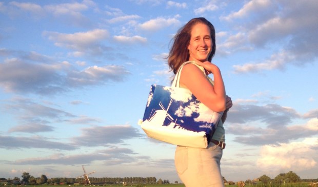 • Lisanne Addink met de Molenshopper.