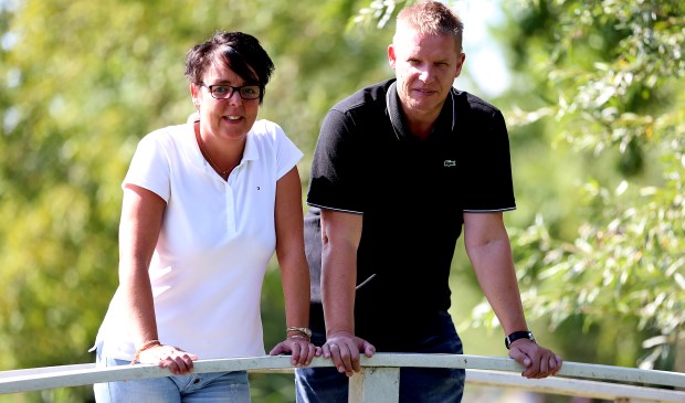 • Corine de Lange en Johan Verbiezen. Foto: Rick den Besten