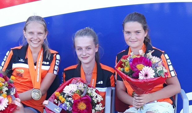 • Michelle de Blij (rechts) van L'Ammerzo maakt deel uit van het winnende triplette.