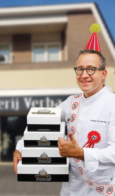 • 25 jaar geleden maakte Christiaan zijn intrede bij Verba.