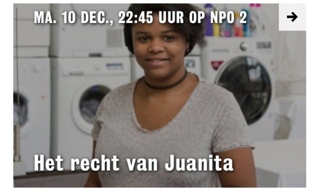 • De eerste aflevering gaat over de 19-jarige Juanita, die een vak leert in de wasserij van Pand 9.