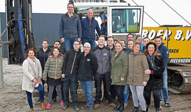 • Eerste paal bij ATG Audiovisueel.